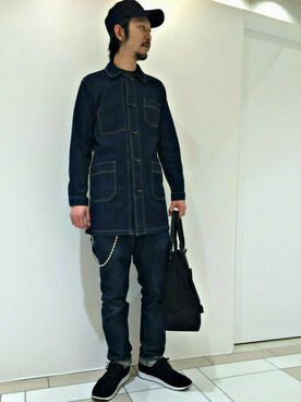 ケンシロウさん（メンズ・187cm）の冬コーディネート