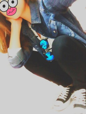 「CONVERSE（コンバース）のCONVERSE コンバース ジャック パーセル / JACK PURCEL（スニーカー）」を使った、MIYUさん（レディース・154cm）の春コーディネート