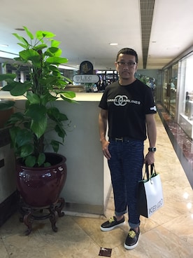 「KENZO JUNGLE（ケンゾージャングル）のアイテム」を使った、groon🌱さん（メンズ・170cm）の秋コーディネート