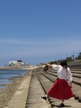 mocoさん（レディース・160cm）の夏コーディネート