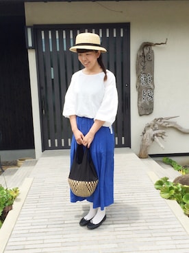 mocoさん（レディース・160cm）の夏コーディネート