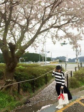 mocoさん(レディース・160cm)の春コーディネート