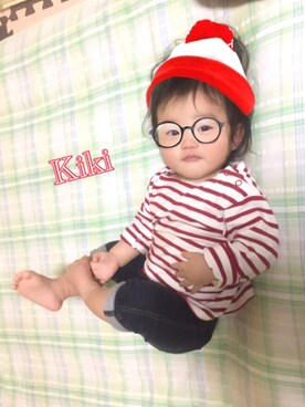 「ちびウォーリーし隊。」｜☆Ｋiki☆さん（キッズ・80cm）の秋コーディネート
