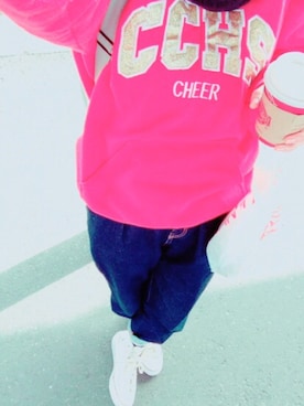 「マムジーンズ」｜Mさん（レディース・153cm）の冬コーディネート