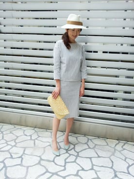 「おめかしコーデ」｜rankaさん（レディース・158cm）の春コーディネート