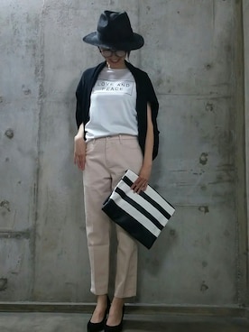 「アダムエロペ」｜rankaさん（レディース・158cm）の夏コーディネート