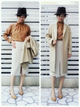 「アダムエロペ」｜rankaさん（レディース・159cm）の秋コーディネート