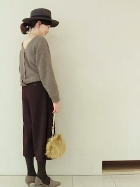 「アダムエロペ」｜rankaさん（レディース・159cm）の秋コーディネート