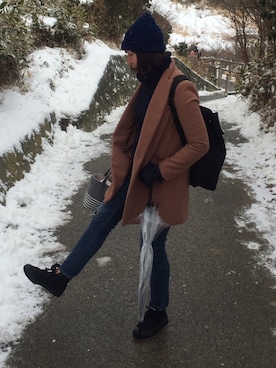 まこさん（レディース・164cm）の冬コーディネート