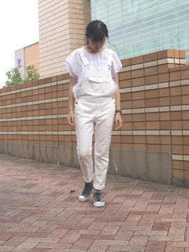 「STUDIOUS（ステュディオス）のアイテム（腕時計）」を使った、まこさん（レディース・164cm）の夏コーディネート