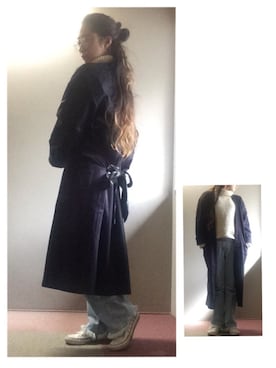 「H&M（エイチ・アンド・エム）のアイテム（その他アウター）」を使った、TIMTAMさん（レディース・158cm）の冬コーディネート