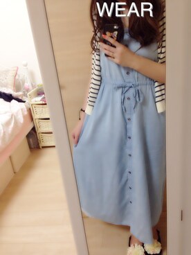 Sachiさん（レディース・159cm）の夏コーディネート