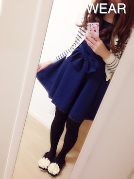 Sachiさん（レディース・159cm）の冬コーディネート