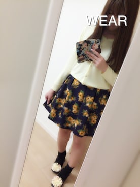 「ソックス」｜「アイテム（ライダースジャケット）」を使った、Sachiさん（レディース・159cm）の春コーディネート