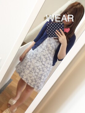 「MERCURYDUO（マーキュリーデュオ）のアイテム（その他シューズ）」を使った、Sachiさん（レディース・159cm）の夏コーディネート