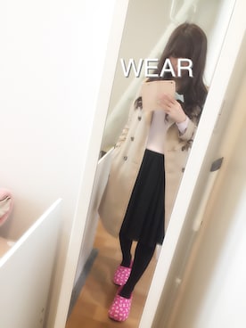 「JELLY BEANS」｜「アイテム（スニーカー）」を使った、Sachiさん（レディース・159cm）の春コーディネート