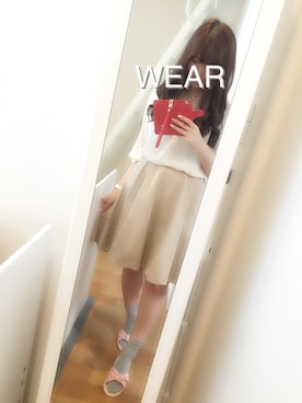 「CASIO」｜「アイテム（パンプス）」を使った、Sachiさん（レディース・159cm）の春コーディネート