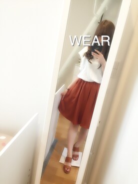 「RANDA」｜「アイテム（アナログ腕時計）」を使った、Sachiさん（レディース・159cm）の夏コーディネート