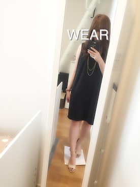 「RANDA」｜「アイテム（アナログ腕時計）」を使った、Sachiさん（レディース・159cm）の夏コーディネート