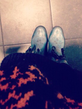 「Marc by Marc Jacobs（マークバイマークジェイコブス）のアイテム（レインシューズ）」を使った、it's me mayuさん（レディース・165cm）の春コーディネート