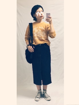 虚構さんさん(レディース・154cm)の秋コーディネート