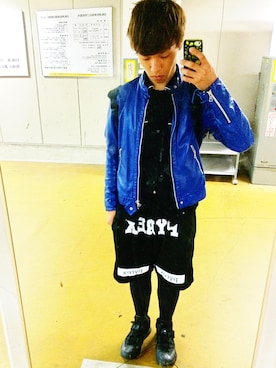 「PYREX VISION（パイレックスヴィジョン）のアイテム（その他パンツ）」を使った、Nさん（メンズ・172cm）の秋コーディネート