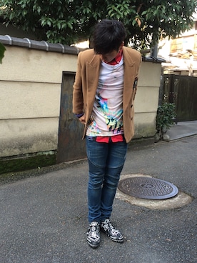 「adidas Originals by JEREMY SCOTT」｜「アイテム（ジャケット/アウター）」を使った、Nさん（メンズ・172cm）の冬コーディネート