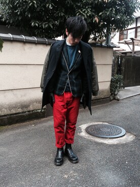 Nさん(メンズ・172cm)の冬コーディネート