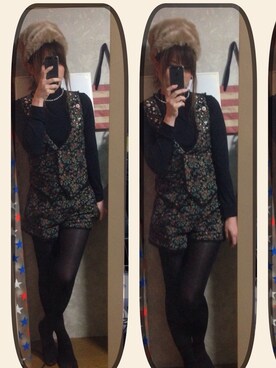 えりなさん（レディース・165cm）の冬コーディネート