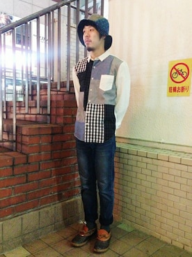 しゅんやさん（メンズ・168cm）の春コーディネート