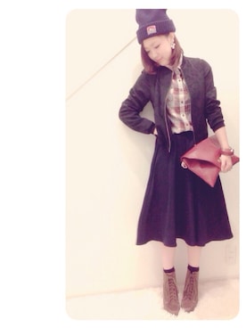 2mikaさん（レディース・157cm）の秋コーディネート