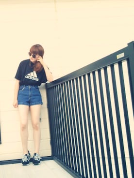 「Americanapparel」｜miminyさん（レディース・171cm）の夏コーディネート