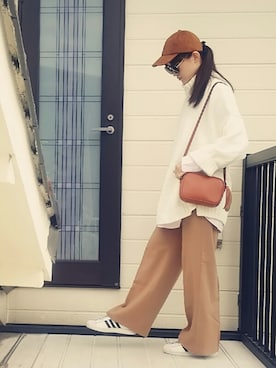 「ゆるずる」｜「アイテム（帽子）」を使った、miminyさん（レディース・171cm）の秋コーディネート