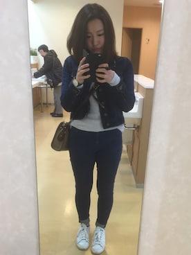 「N.（N. Natural Beauty Basic）（エヌエヌナチュラルビューティーベーシック）のアイテム（デニムジャケット）」を使った、NAOMI☻さん（レディース・154cm）の春コーディネート