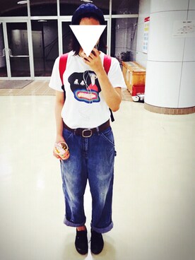 「SACRIFICE（サクリファイス）のアイテム」を使った、ズキさん（レディース・167cm）の秋コーディネート