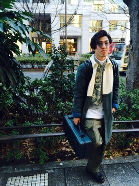 「PHENOMENON（フェノメノン）のアイテム（その他アウター）」を使った、CO.COさん（メンズ・170cm）の春コーディネート