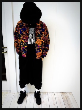 「handmade」｜「アイテム（スラックス）」を使った、yunyu.さん（メンズ・172cm）の冬コーディネート