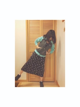 「アイテム（ジャージ）」を使った、MIKAさん（レディース・148cm・10代）の秋コーディネート
