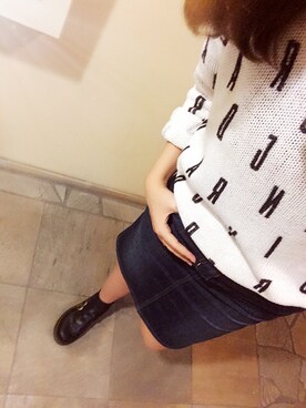 「学校」｜「アイテム（ブーティ）」を使った、FREEさん（レディース・173cm）の秋コーディネート