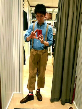 「ROTHCO（ロスコ）のアイテム（チノパンツ）」を使った、KodaiHitotsuyaさん（メンズ・180cm）の夏コーディネート
