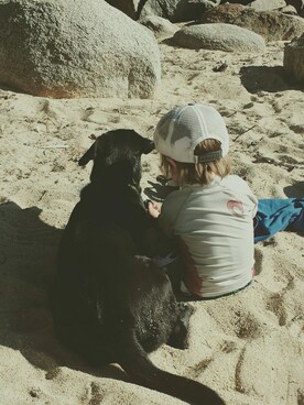 「RUSTY（ラスティ）のアイテム（トップス）」を使った、IsaacTさん（キッズ・92cm）の秋コーディネート