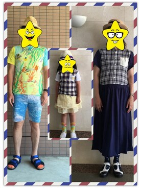 島鳥烏さん(レディース・167cm)の夏コーディネート