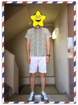 島鳥烏さん(メンズ・177cm)の夏コーディネート