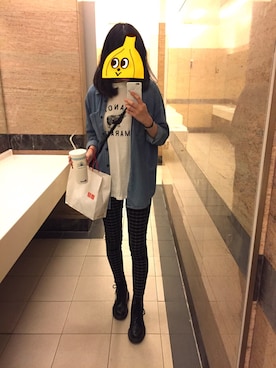 「MEIER.Q（マイヤーキュー）のアイテム（その他）」を使った、kuamoさん（レディース・171cm）の春コーディネート