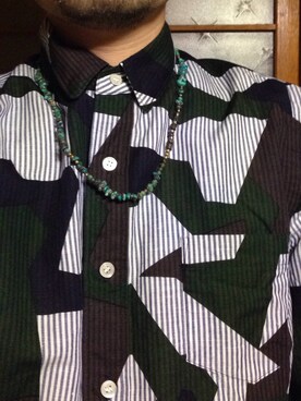 「Sacai（サカイ）のアイテム（シャツ/ブラウス、その他）」を使った、YAMAさん（メンズ）の秋コーディネート