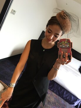 「Alexander McQueen（アレキサンダーマックイーン）のアイテム（ワンピース/ドレス）」を使った、Rina♡さん（レディース・156cm）の春コーディネート