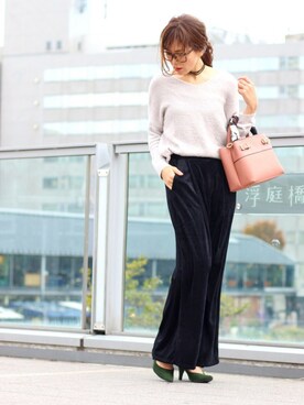 「濡れ髪」｜kaminさん（レディース・160cm）の秋コーディネート
