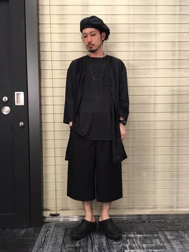 「HARE（ハレ）のアイテム（ハンチング/ベレー帽）」を使った、★Tさん（メンズ・170cm）の春コーディネート