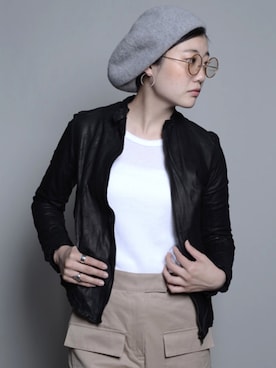 「sisii（シシ）のアイテム（その他アウター）」を使った、びんさん（レディース・161cm）の夏コーディネート