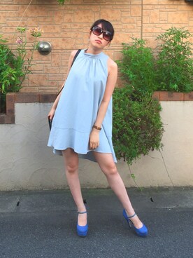 みぃさん（レディース・157cm）の夏コーディネート